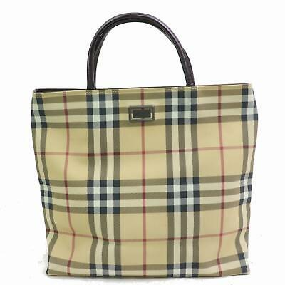 Indistinguishable  Burbe**y London Tote Bag Light Brown PVC
