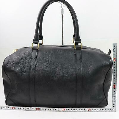 Indistinguishable  Fendi Boston Bag Black Leather