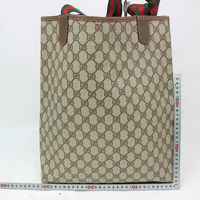 Indistinguishable  G*G Tote Bag Brown PVC