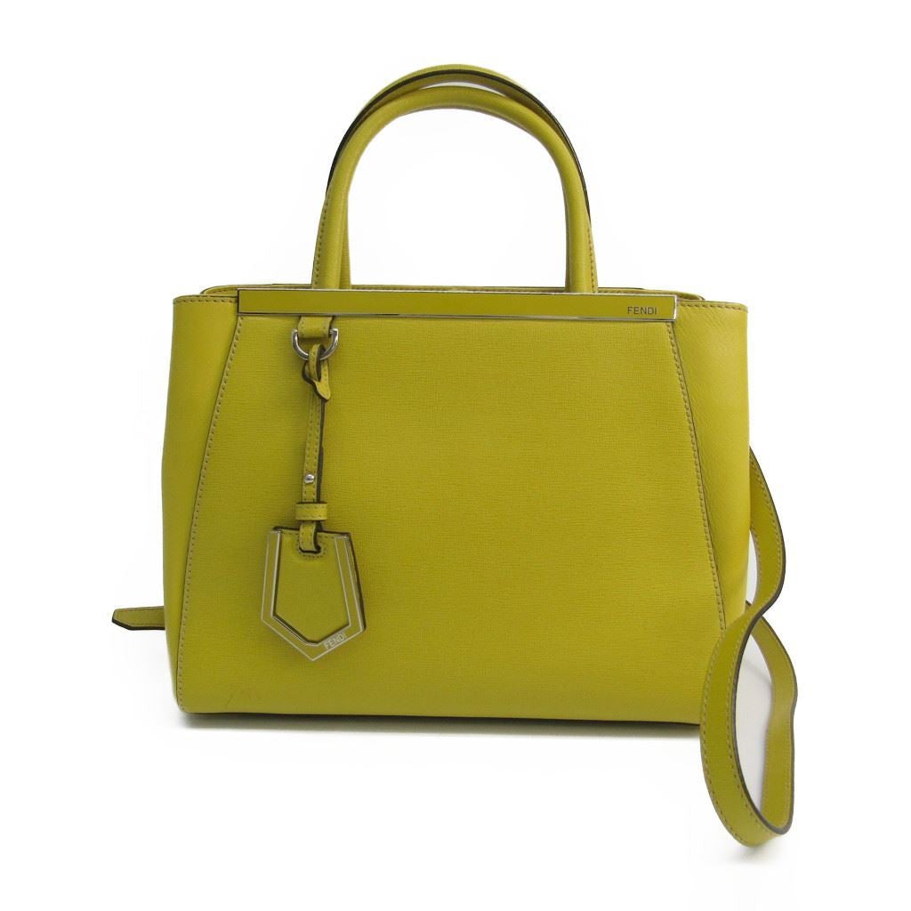 Fendi Yellow Leather Petite 2Jours Bag (SHA-16475)