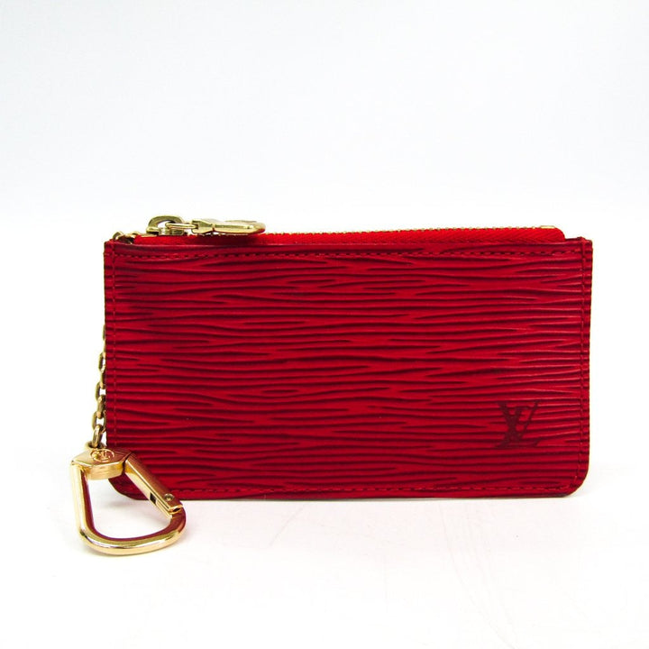 L*V Castillian Red Epi Key Pouch (SHA-36309)