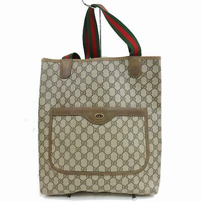 Indistinguishable  G*G Tote Bag Brown PVC