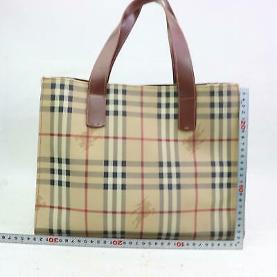 Indistinguishable  Burbe**y London Tote Bag Light Brown PVC