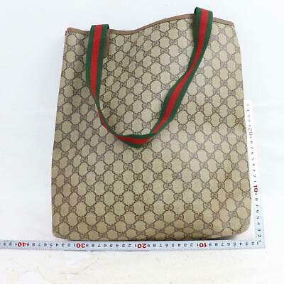 Indistinguishable  G*G Tote Bag Beige PVC