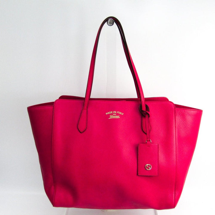 G*G Pink Leather Swing Tote (SHA16606)