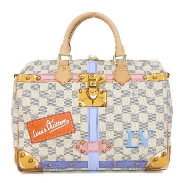 L*V Damier Azur Summer Trunks Speedy 30 (SHA18038)