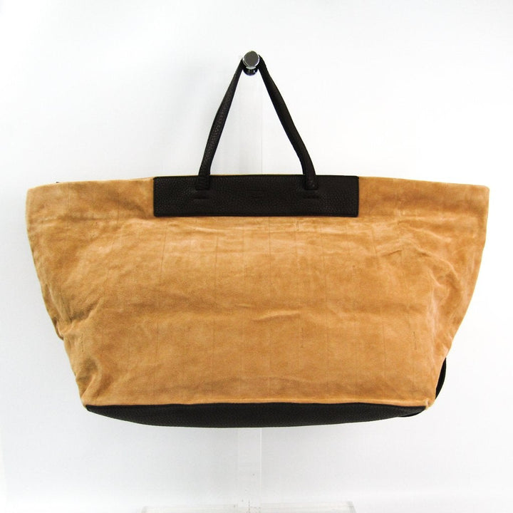 Fendi Beige Suede Tote Bag  (SHA-18154)