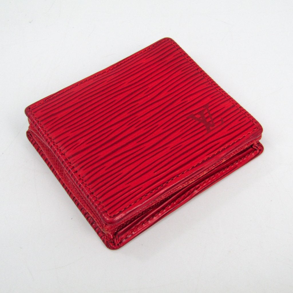 L*V Castillian Red Epi Boite Coin Case (SHA25298)