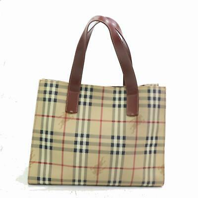 Indistinguishable  Burbe**y London Tote Bag Light Brown PVC