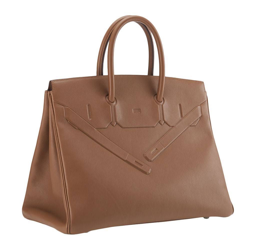 Hermès Birkin 35 Alezan Shadow Bag - Limited Edition