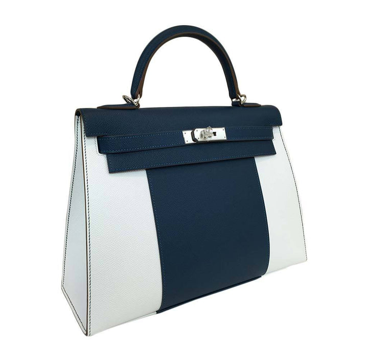 Hermès Kelly 32 Flag Sellier Bag Bi-Color Limited Edition