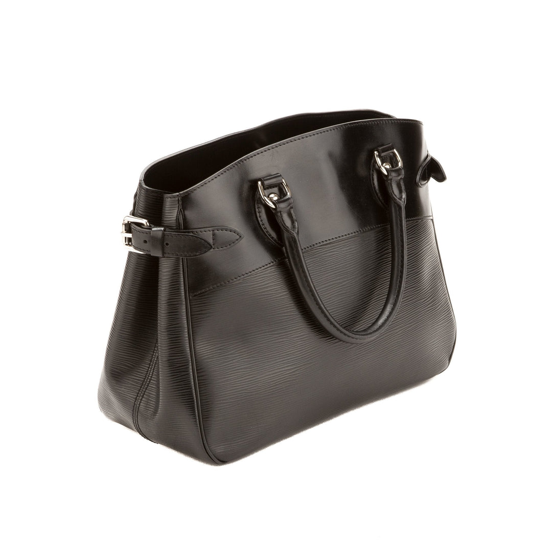 L*V Black Epi Passy Tote Bag (Indistinguishable)
