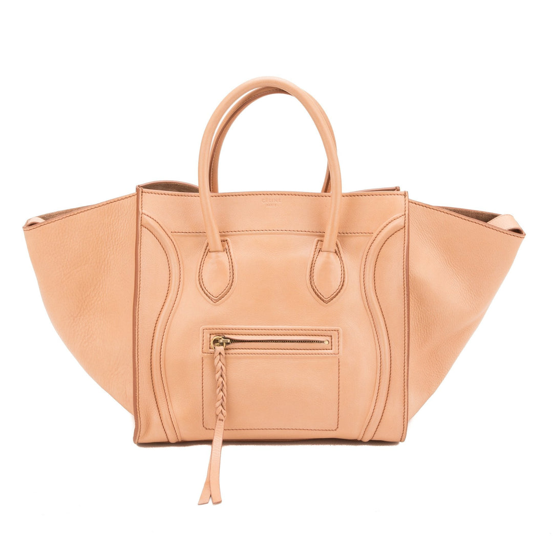 Celine Pink Leather Luggage Phantom Tote  (Indistinguishable)