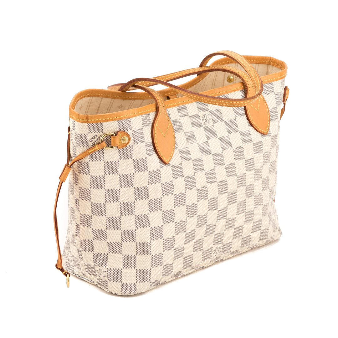 L*V Damier Azur Neverfull PM Tote Bag (Indistinguishable)