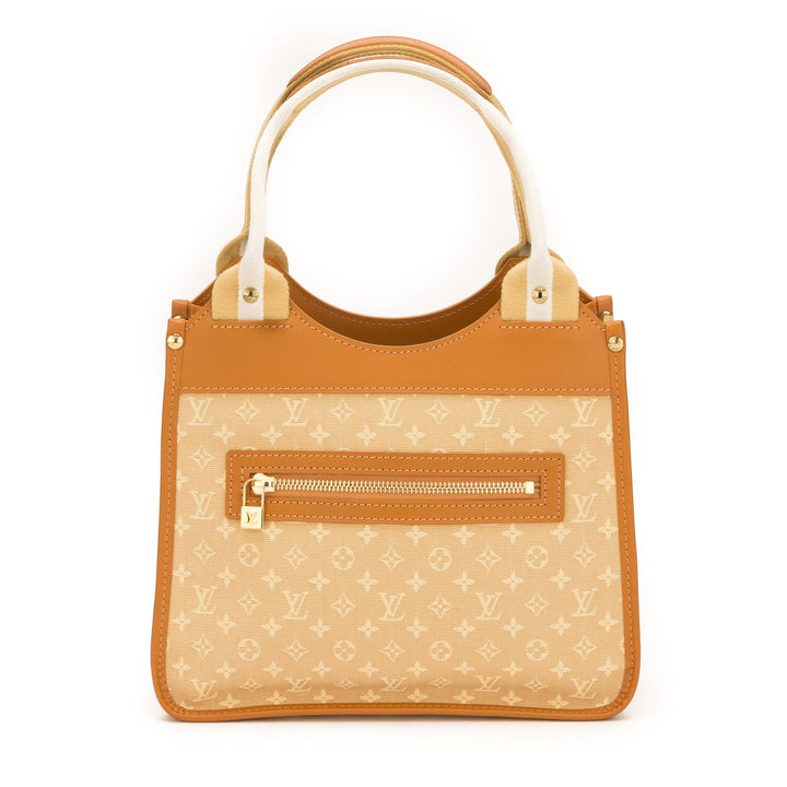 L*V Beige Mini Lin Sac Kathleen Tote Bag (Pre Owned)