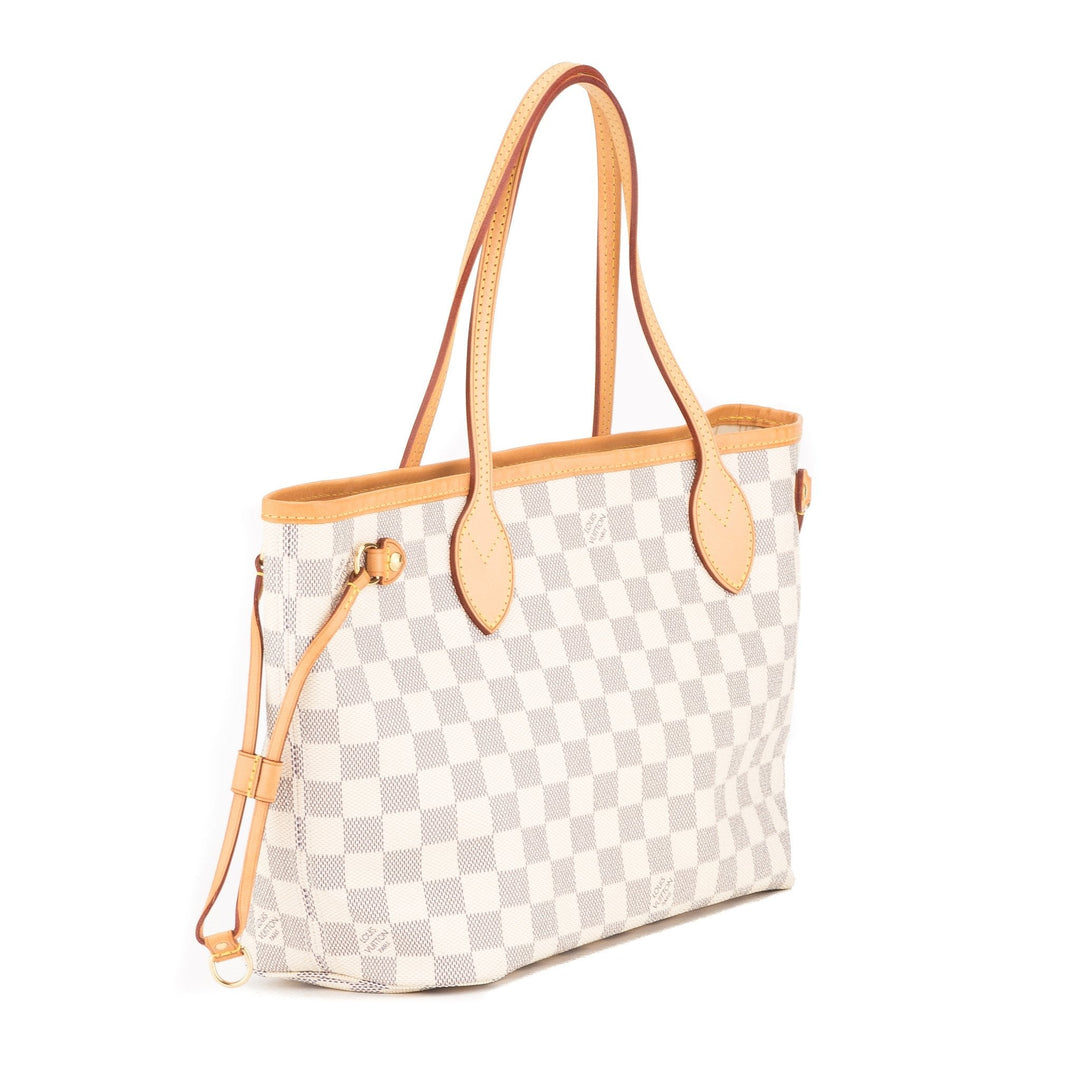 L*V Damier Azur Neverfull PM Tote Bag (Indistinguishable)