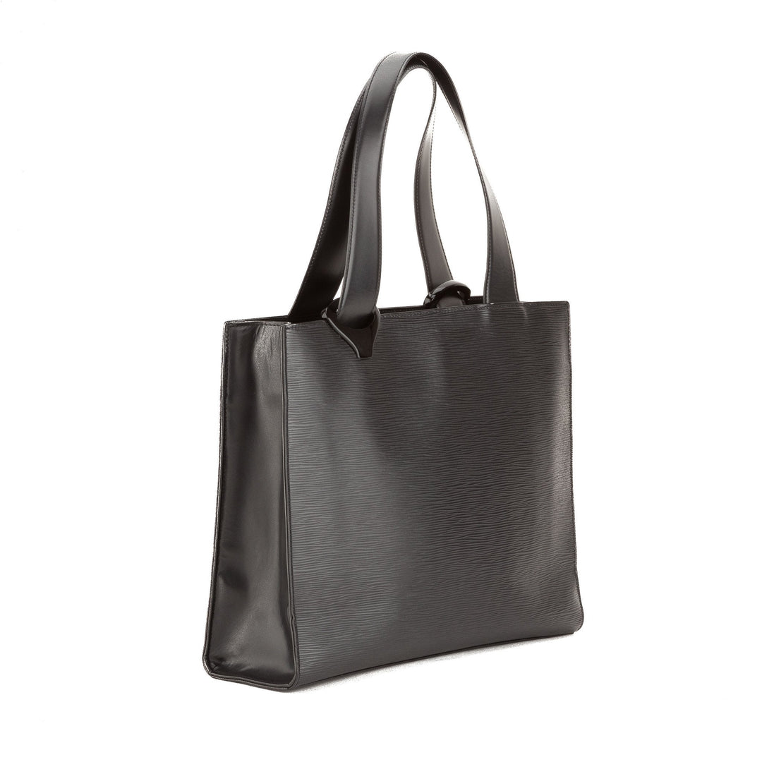 L*V Black Epi Jae Mo Tote Bag (Pre Owned)