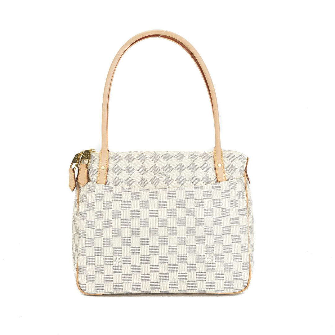 L*V Damier Azur Figheri PM Tote (Indistinguishable)