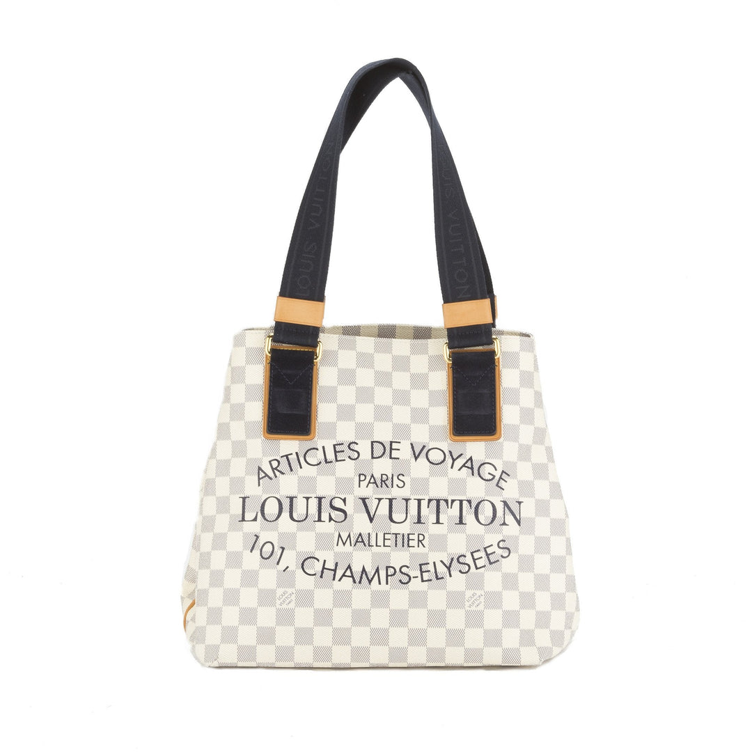 L*V Damier Azur Cabas PM 2012SS Tote (Pre Owned)