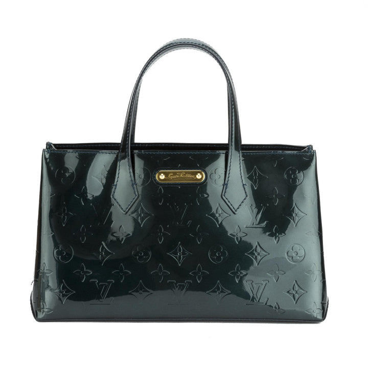 L*V Blue Vernis Wilshire PM Tote Bag (Indistinguishable)