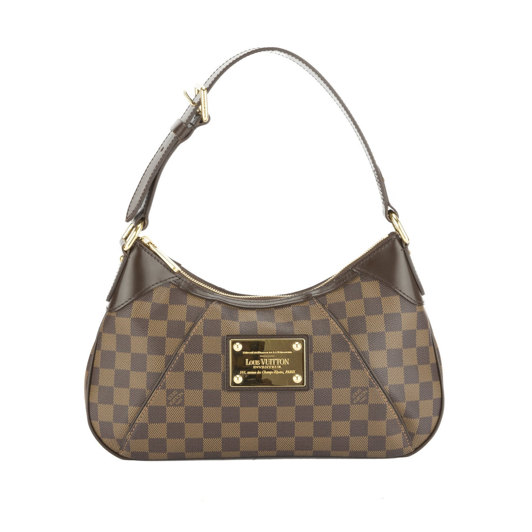 L*V Damier EbeneThames PM Bag (Pre Owned)