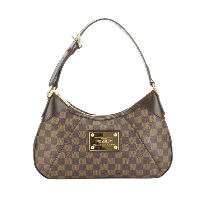 L*V Damier EbeneThames PM Bag (Pre Owned)