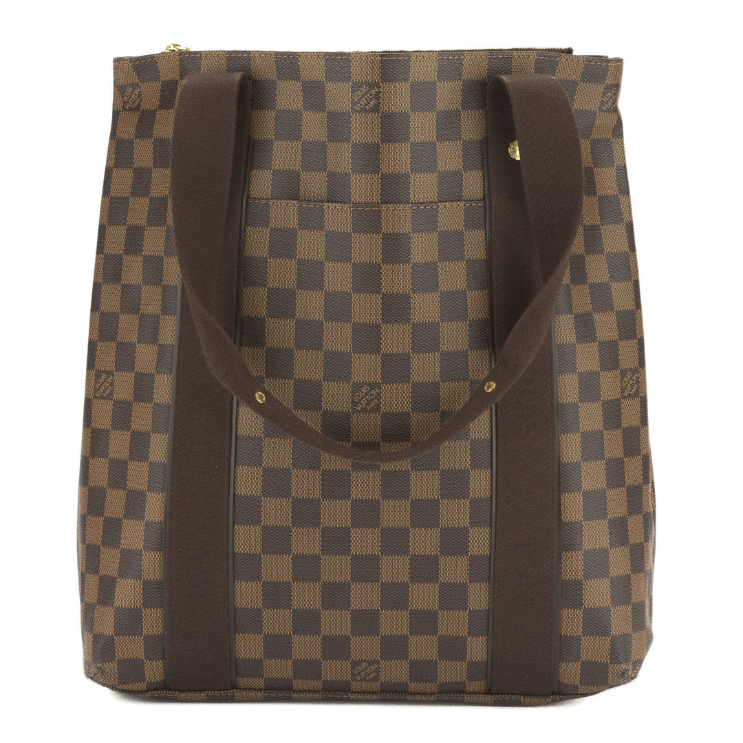 L*V Damier Ebene Cabas Beaubourg Tote Bag (Pre Owned)