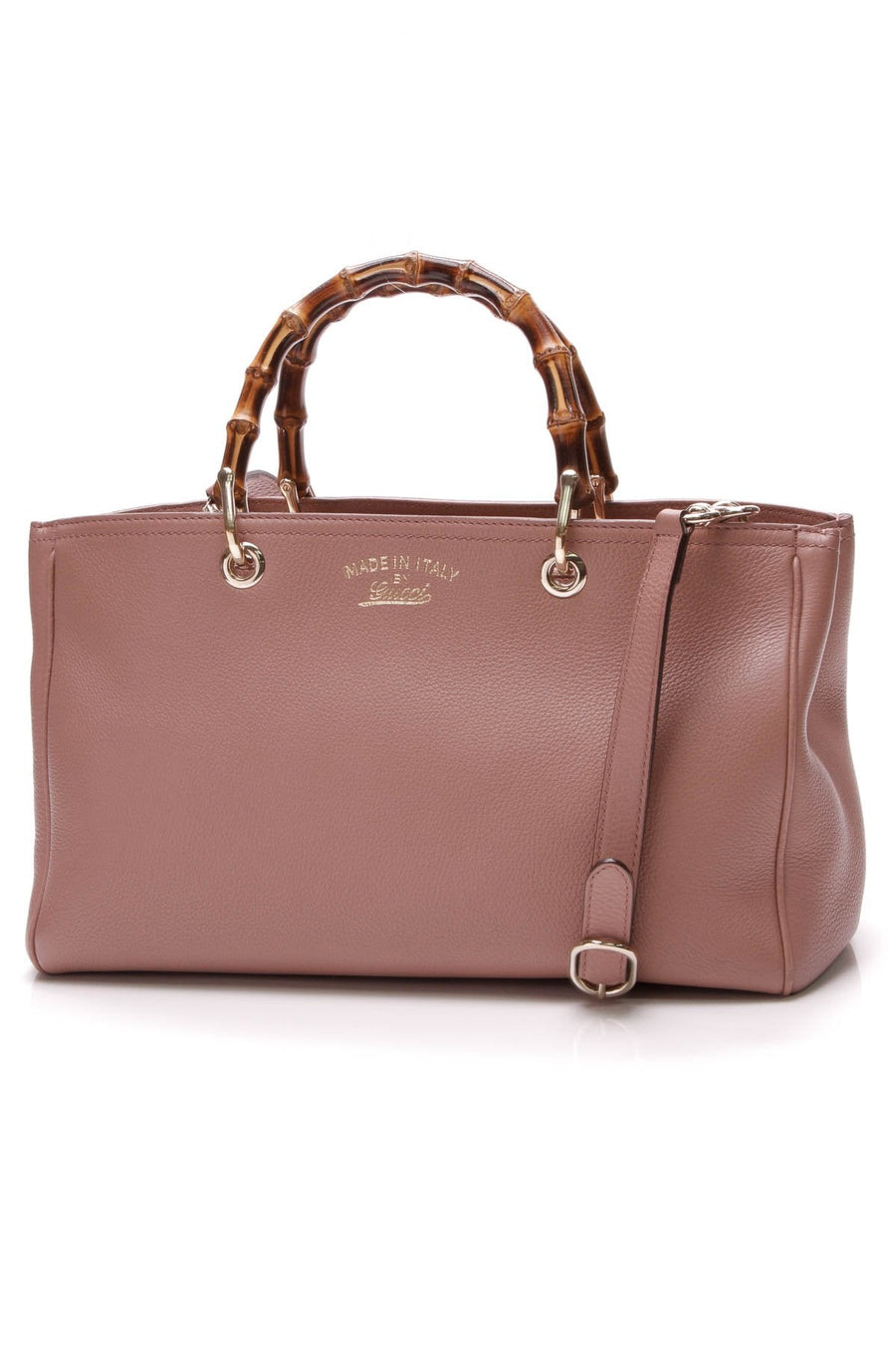 Exclusive Bamboo Shopper Tote Bag - Dusty Pink