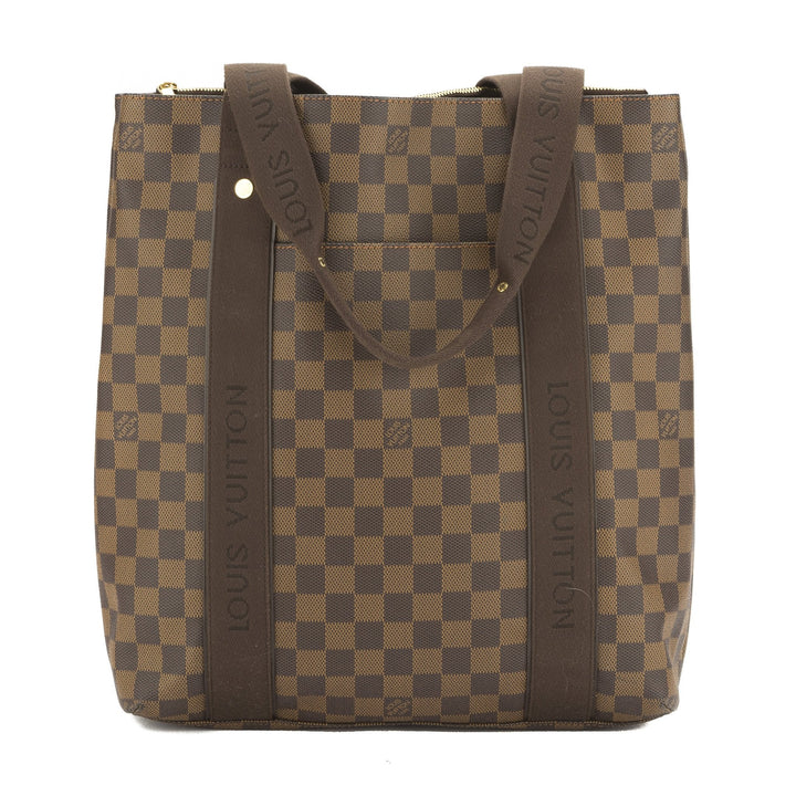 L*V Damier Ebene Cabas Beaubourg Tote Bag (Pre Owned)