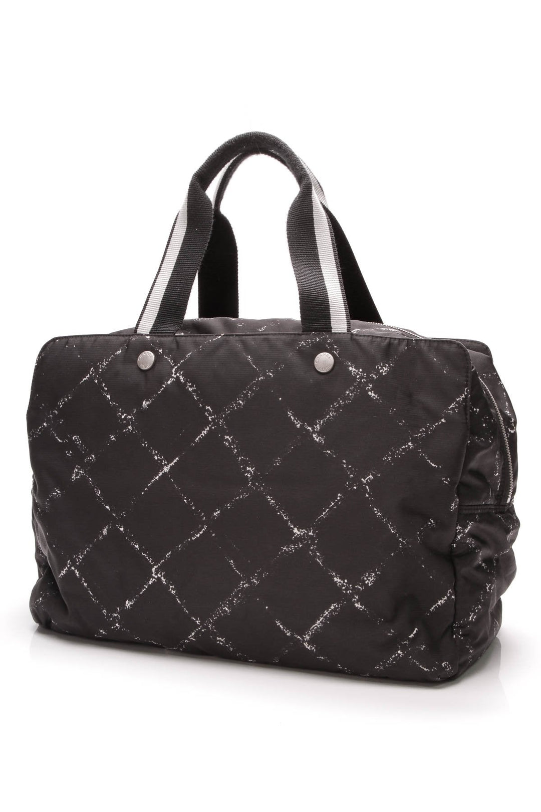 Travel Ligne Tote Bag - Black Nylon