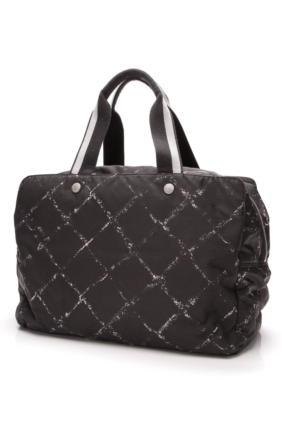 Travel Ligne Tote Bag - Black Nylon