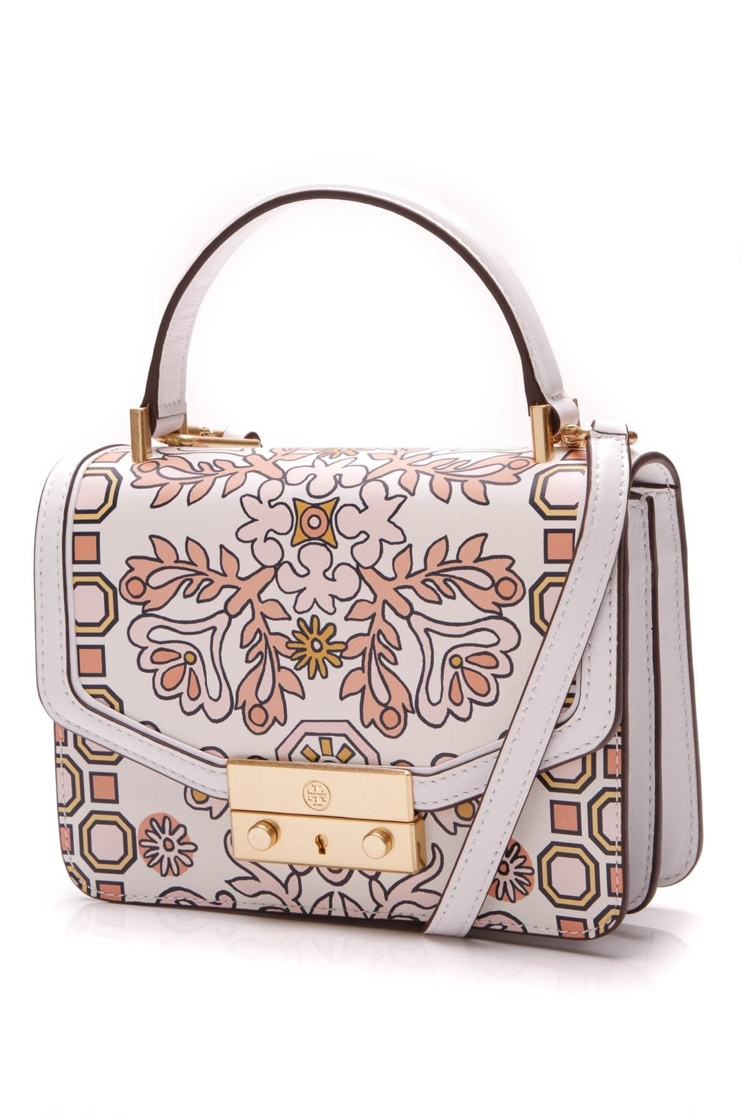 Juliette Mini Top Handle Bag - Hicks Garden Print