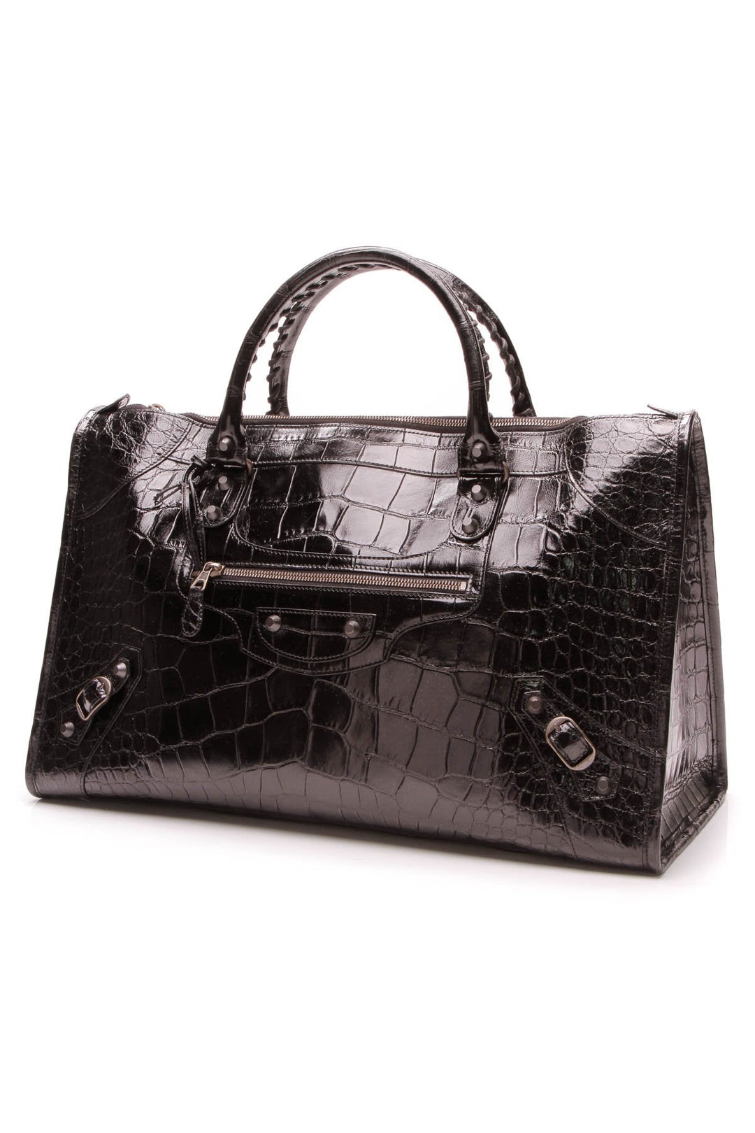 Work Bag -  Black Alligator