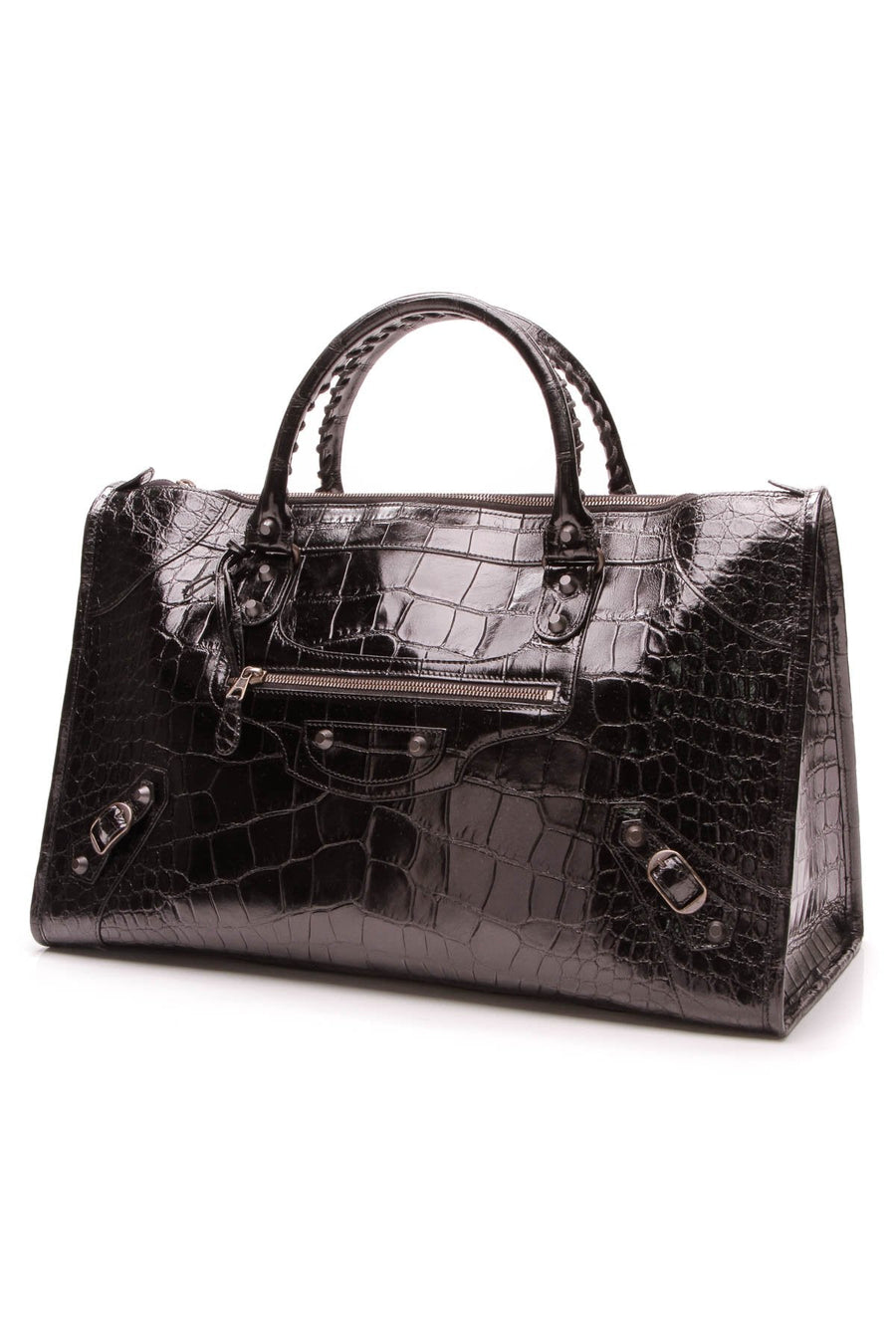Work Bag -  Black Alligator