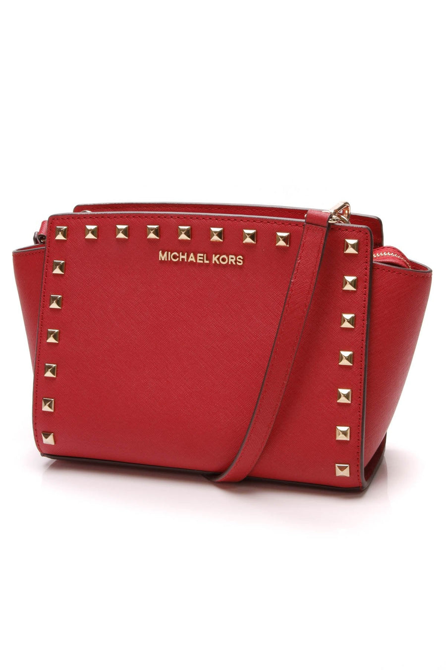 Studded Selma Mini Bag - Red
