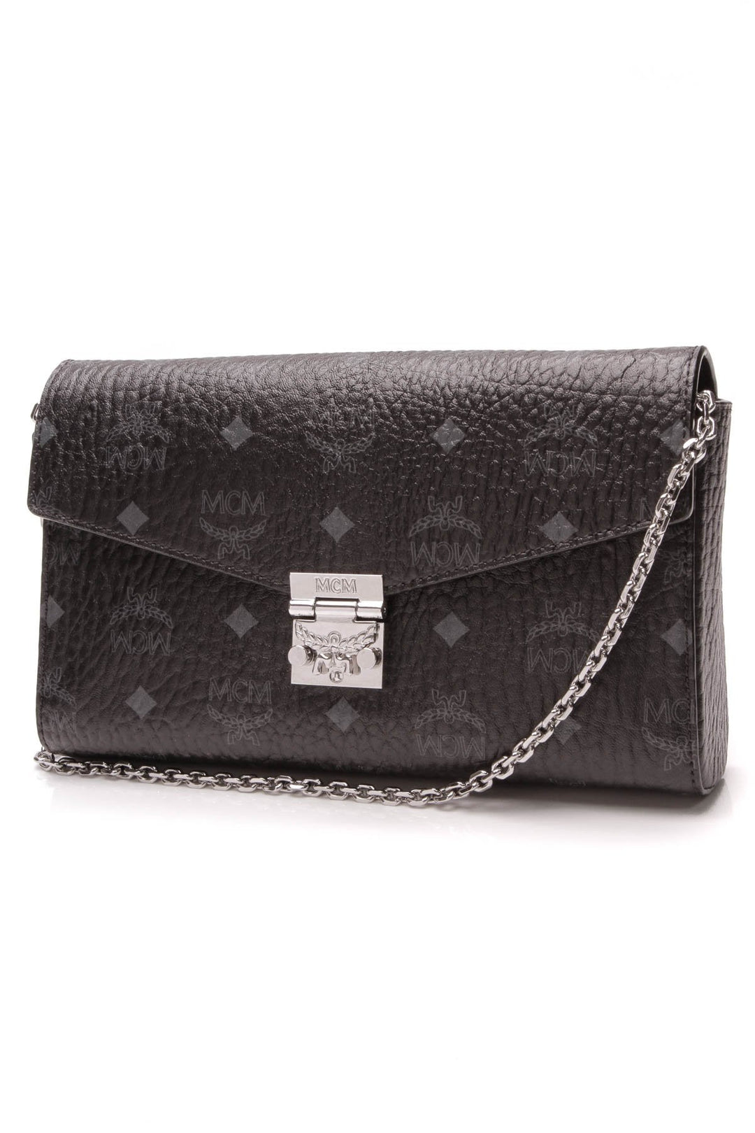 Millie Wallet on a Chain Bag - Black Visetos Canvas
