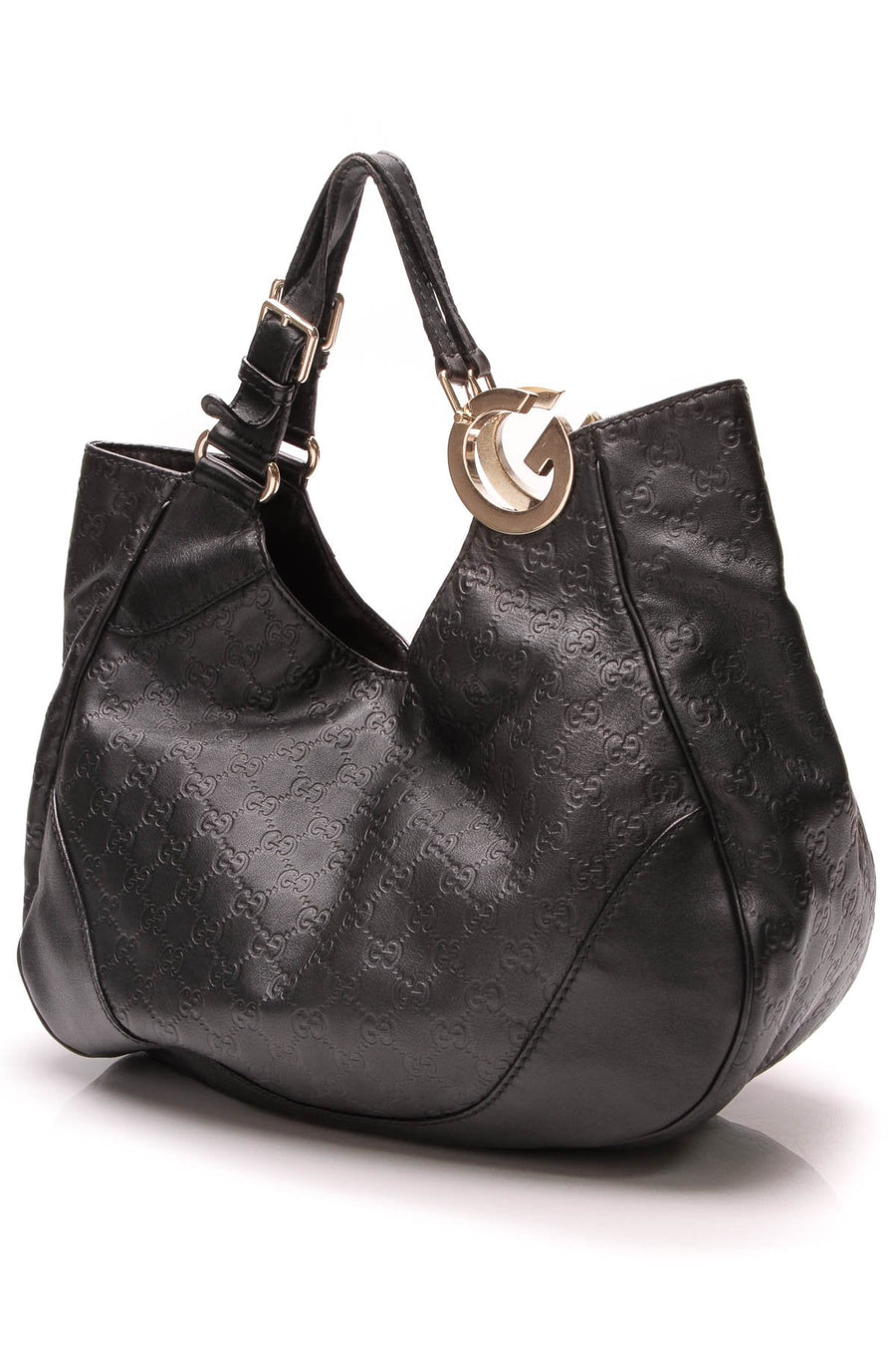 Charlotte Tote Bag - Black Guccissima