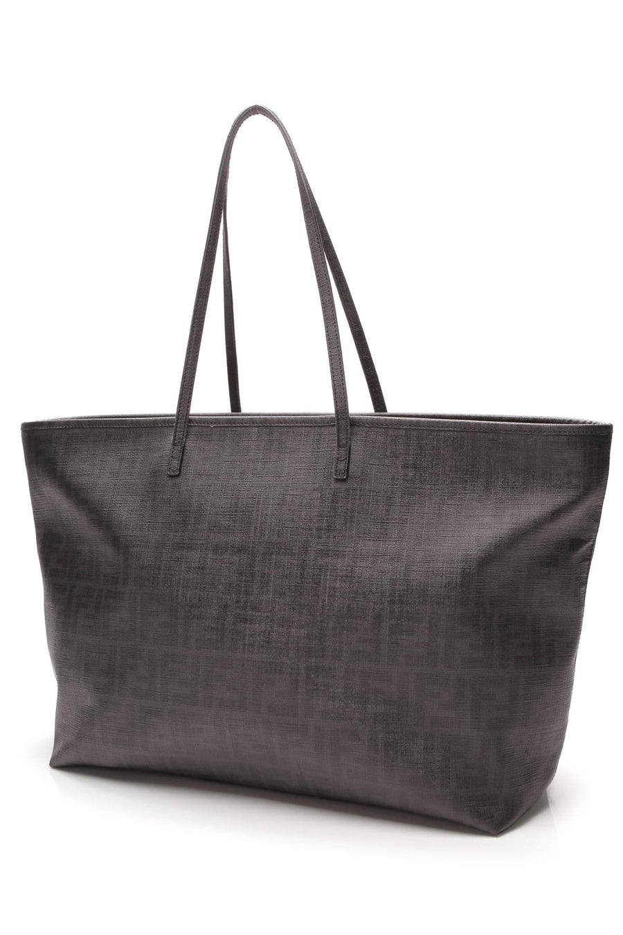 Zucca Roll Tote Bag - Black