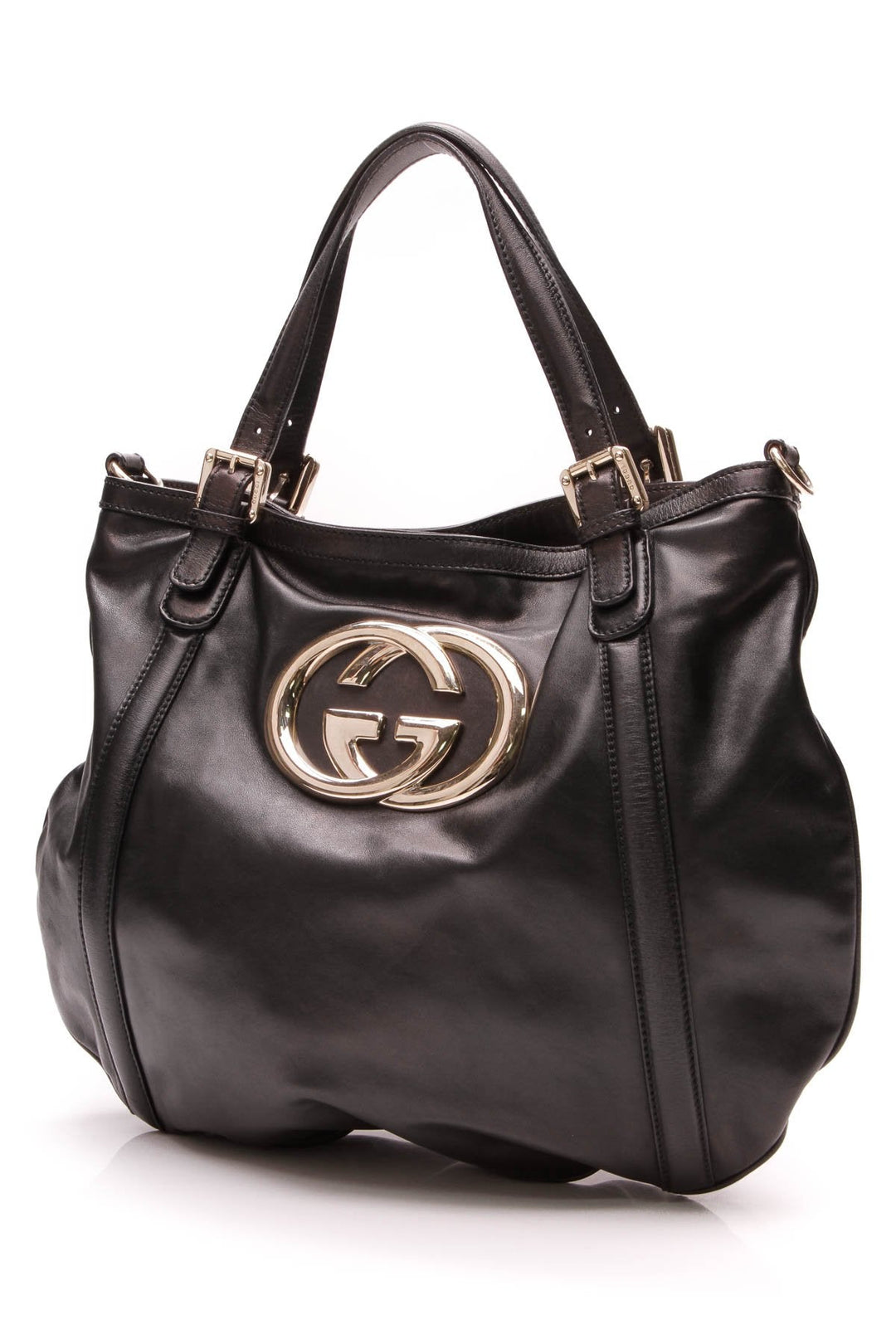 Britt Hobo Messenger Bag - Black
