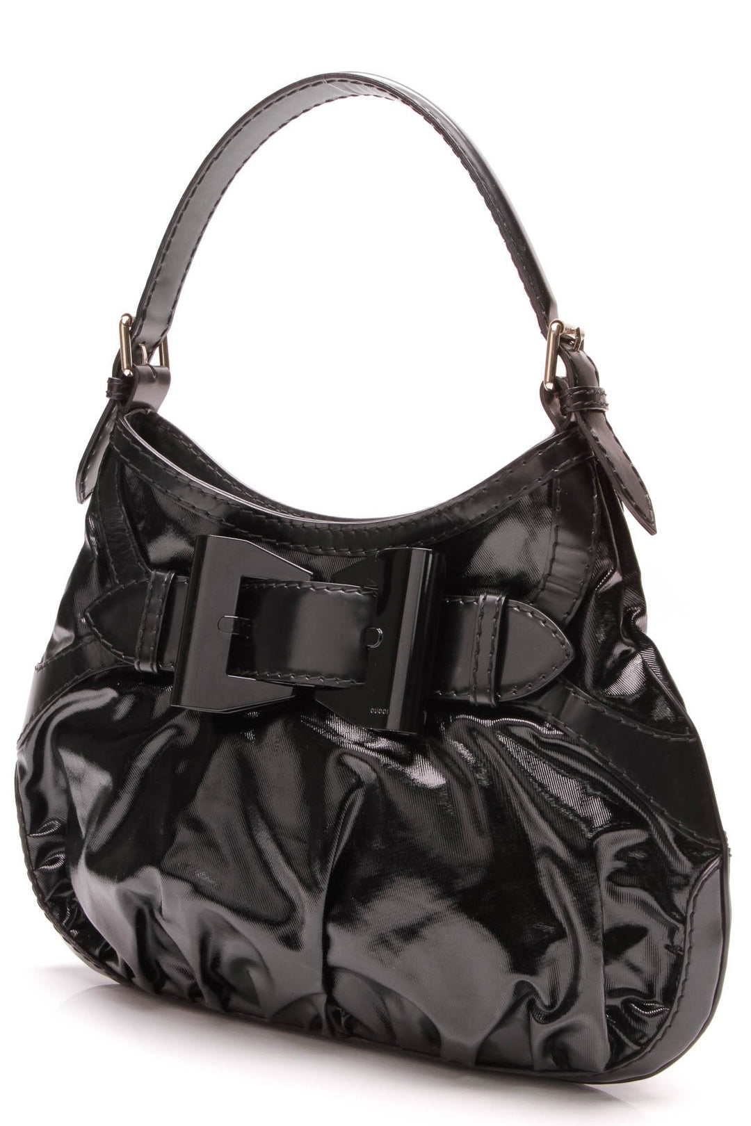 Queen Hobo Bag - Black Dialux