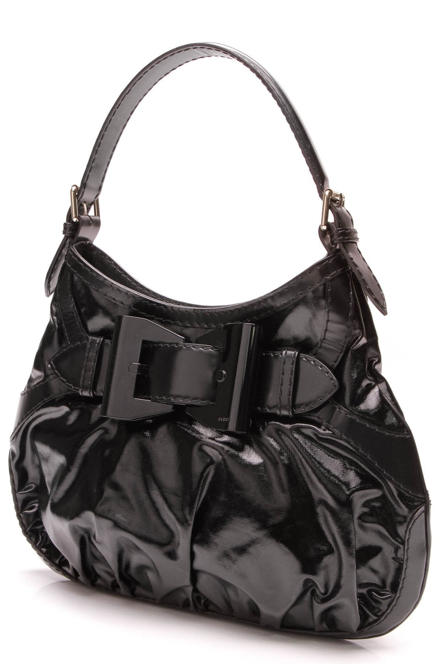 Queen Hobo Bag - Black Dialux