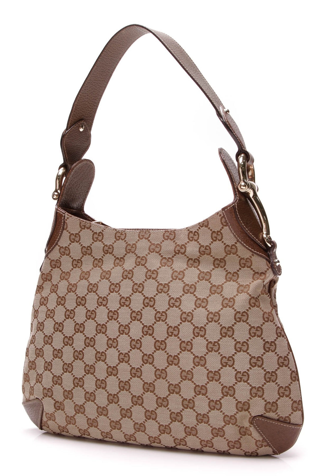 Horsebit Creole Hobo Bag - Signature Canvas