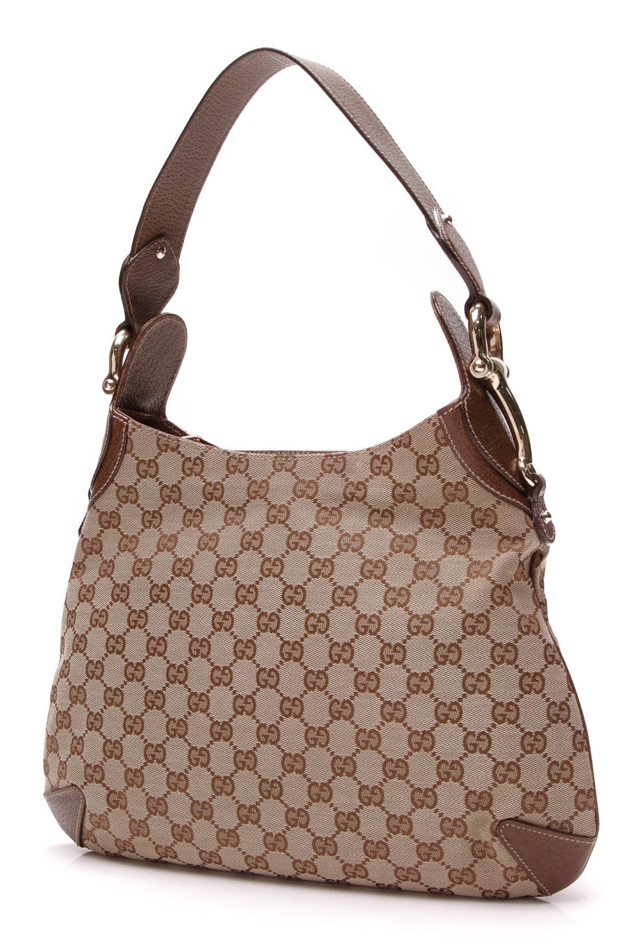Horsebit Creole Hobo Bag - Signature Canvas