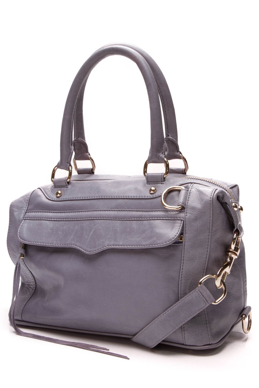M.A.B. Satchel Bag - Dusty Blue