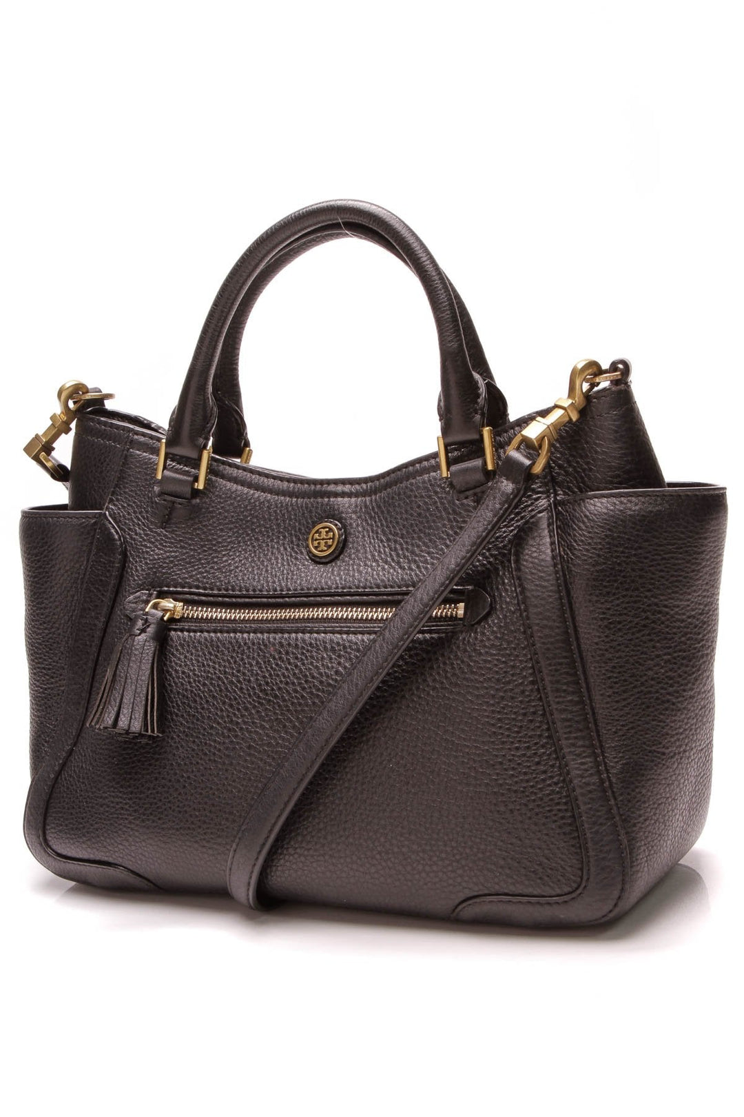 Frances Satchel Bag - Black