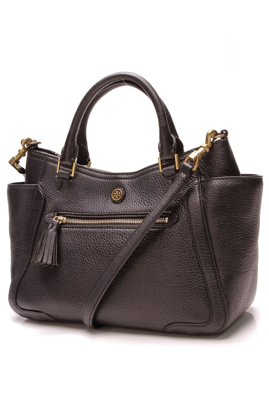 Frances Satchel Bag - Black