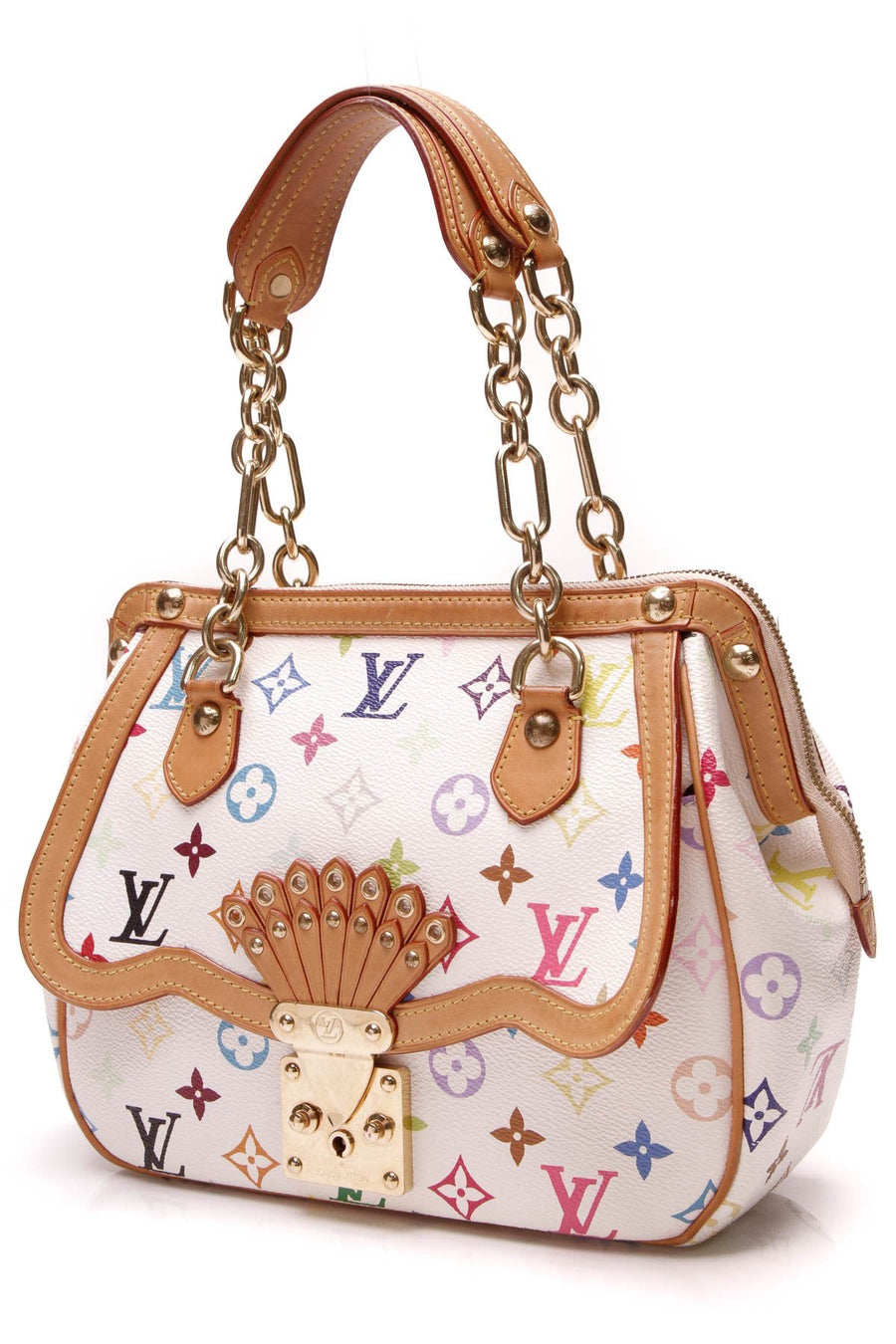 Gracie MM Bag - White Multicolore Monogram