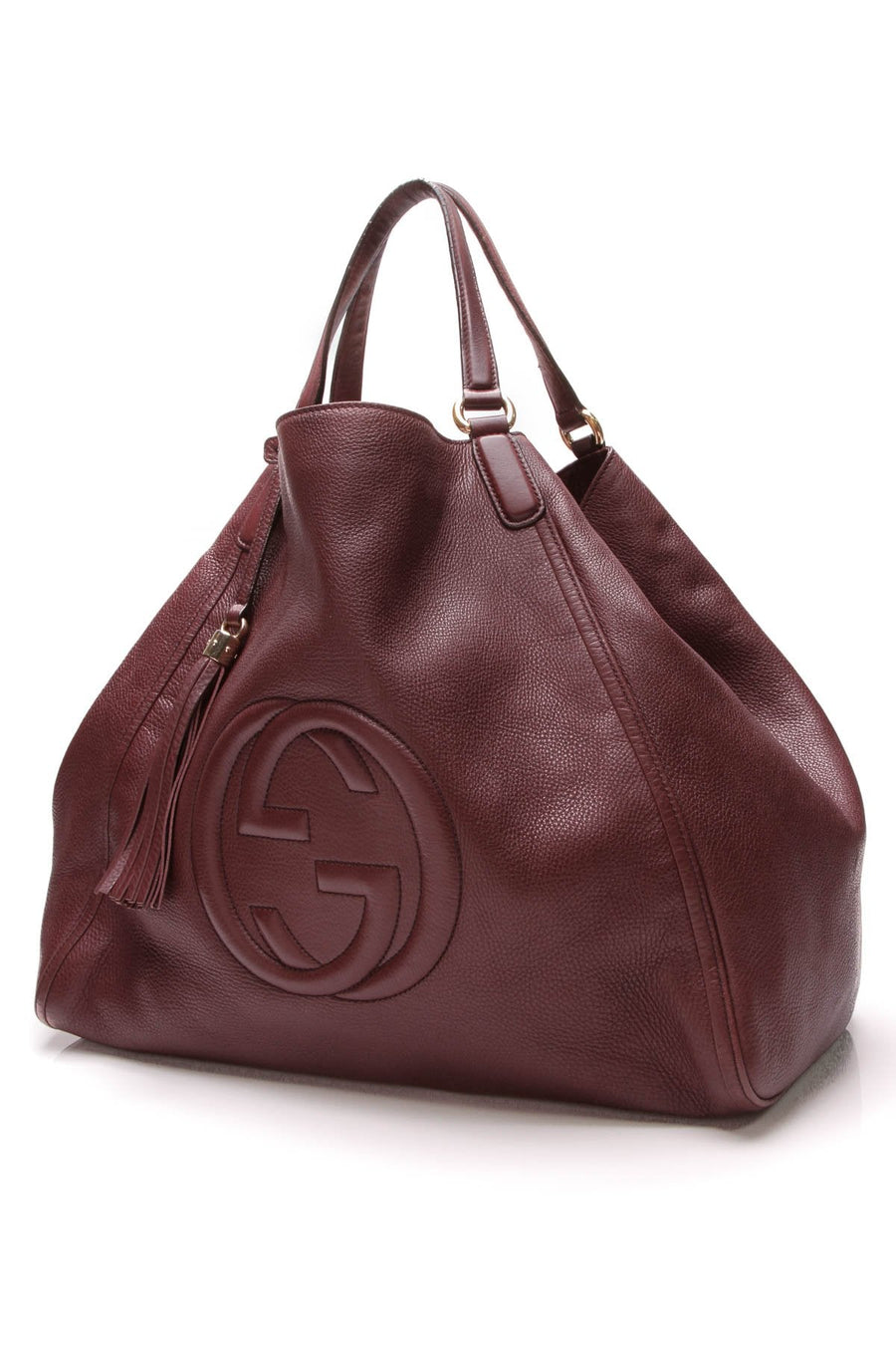 Large Soho Tote Bag - Burgundy
