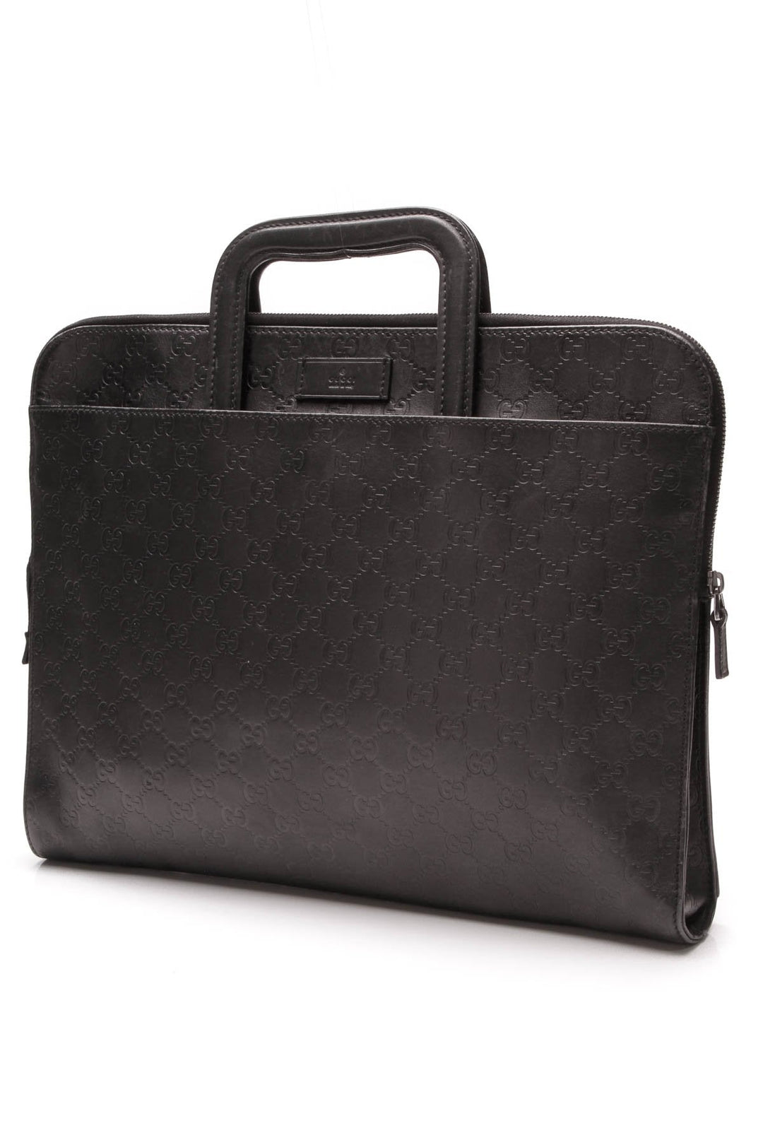 Vintage Briefcase - Black Guccissima