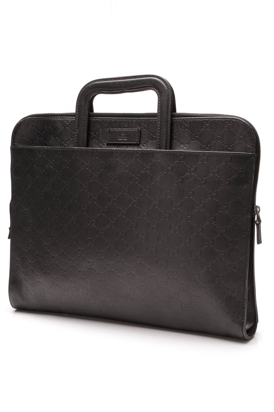 Vintage Briefcase - Black Guccissima
